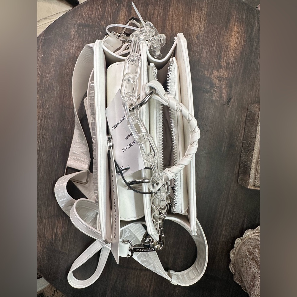 Steve Madden White Crossbody Bag - Picture 3 of 15